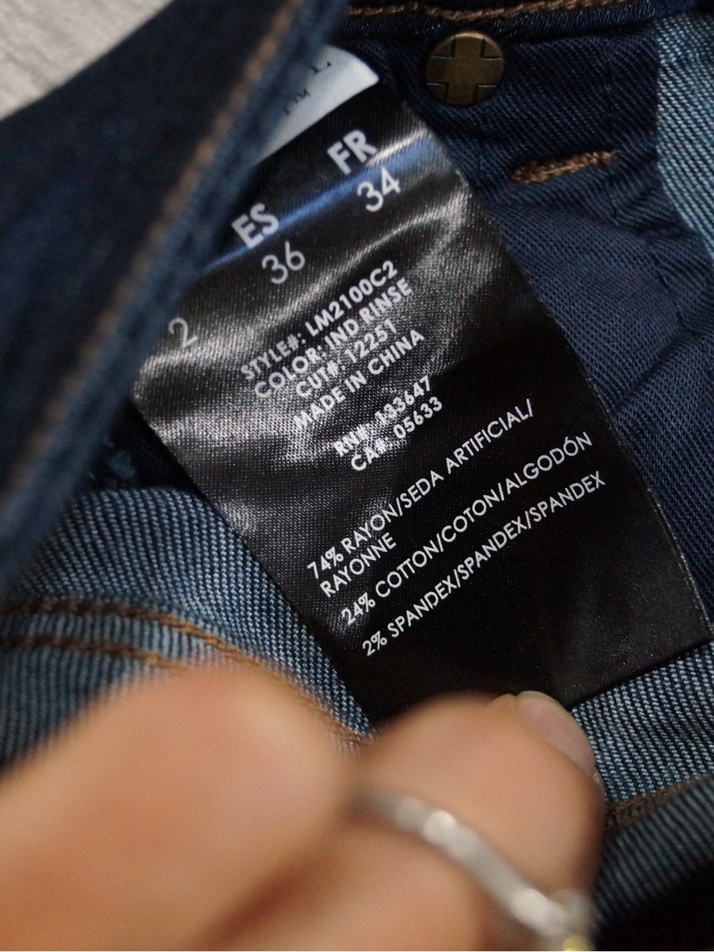 Liverpool Jeans Company Indigo High-Rise Skinny Jeans - Picture 10 of 12